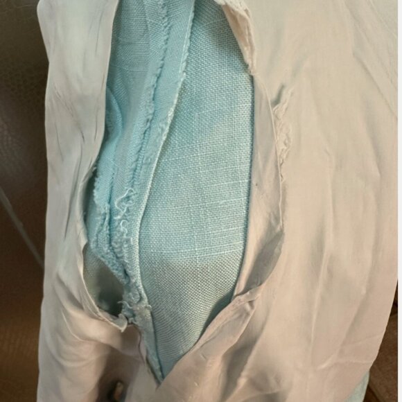 Vintage Henry Lee Light Blue Embellished Party Dress 1960's Size Small - Picture 8 of 9